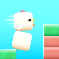 Взлом Square Bird - Flappy Chicken (Сквер Брд)  [МОД Бесконечные монеты] - стабильная версия apk на Андроид