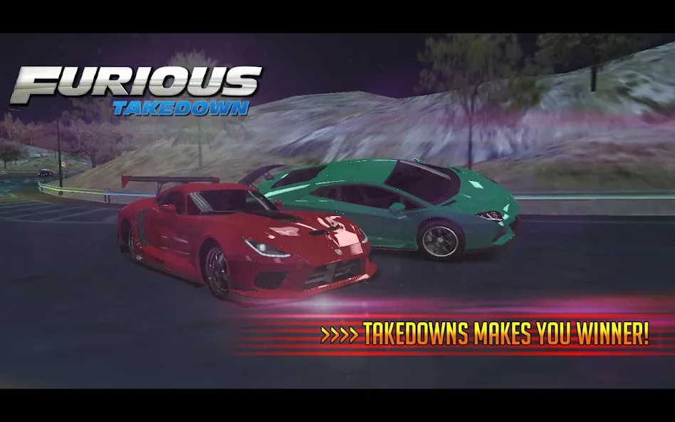 Furious: Takedown Racing (Фьюриъс)  [МОД Все открыто] Screenshot 4