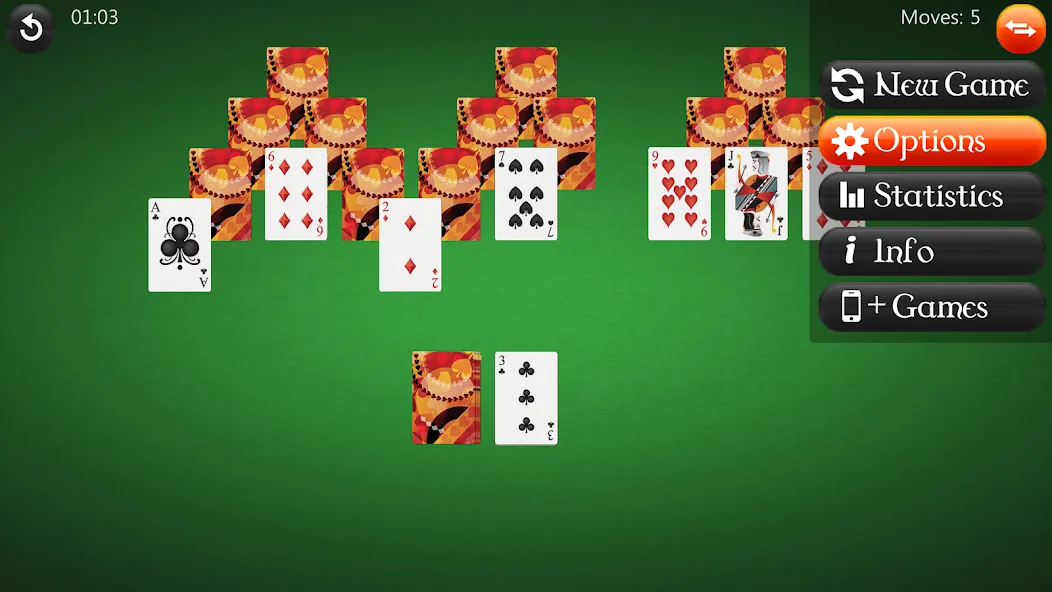 TriPeaks Solitaire (ТриПикс Пасьянс)  [МОД Меню] Screenshot 3