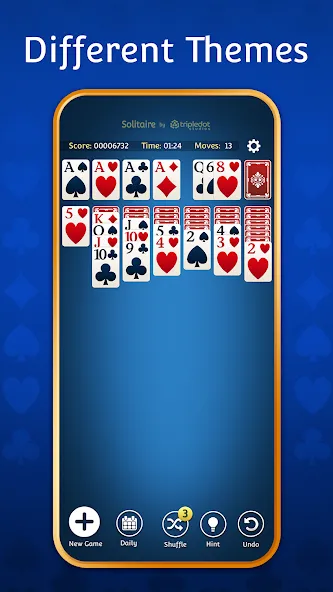 Solitaire: Classic Card Games  [МОД Unlocked] Screenshot 4