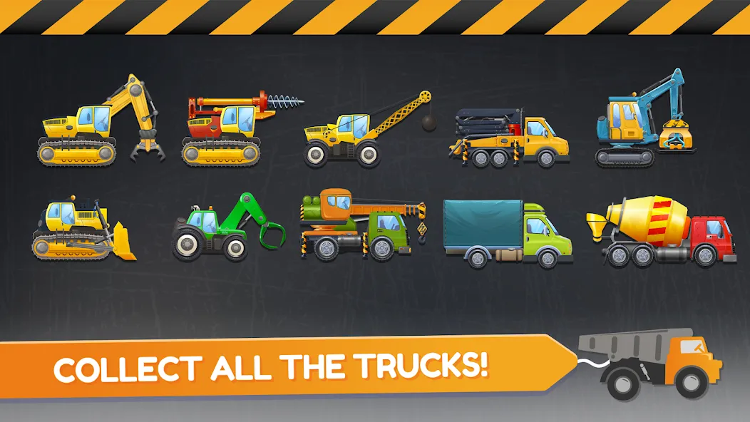 Build a House: Building Trucks  [МОД Много монет] Screenshot 1