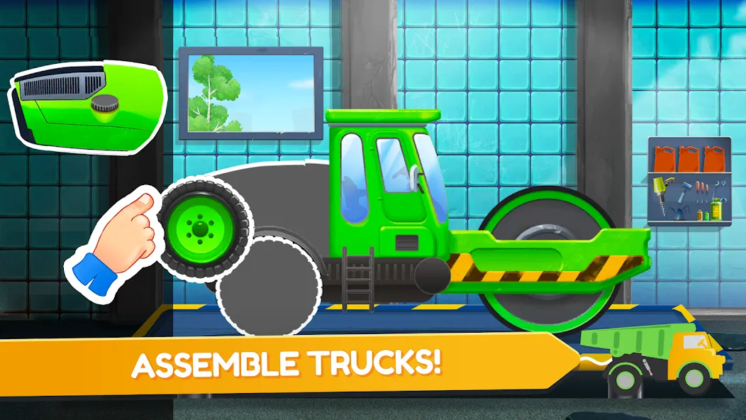 Build a House: Building Trucks  [МОД Много монет] Screenshot 3