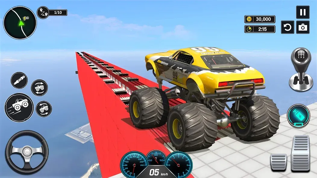 Monster Truck Games- Car Games  [МОД Много денег] Screenshot 3