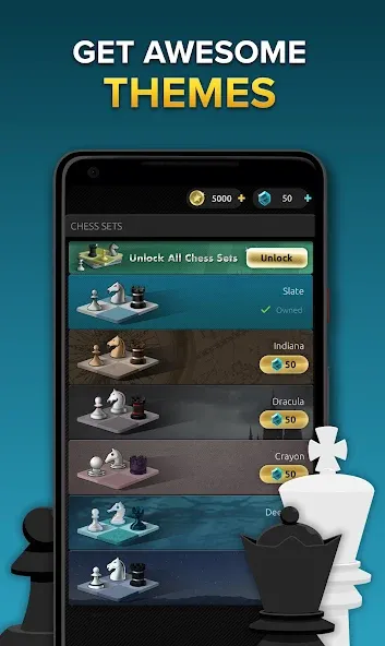 Chess Stars Multiplayer Online (Чесс Старс)  [МОД Бесконечные деньги] Screenshot 4