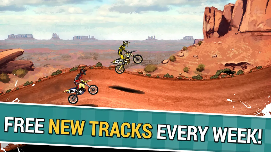 Mad Skills Motocross 2 (Мад Скилс Мотокросс 2)  [МОД Бесконечные монеты] Screenshot 5