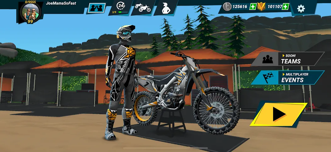 Mad Skills Motocross 3 (Мэд Скиллз Мотокросс 3)  [МОД Много денег] Screenshot 4