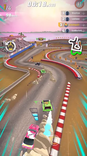 Rally Clash - Car Racing Game (Ралли Клаш)  [МОД Бесконечные деньги] Screenshot 1