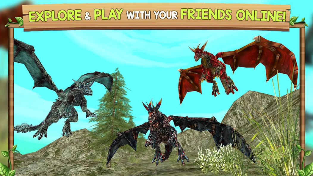 Dragon Sim Online: Be A Dragon  [МОД Menu] Screenshot 4