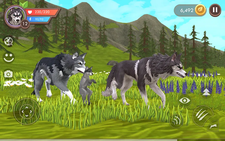 WildCraft: Animal Sim Online (Уайлдкрафт)  [МОД Бесконечные монеты] Screenshot 1