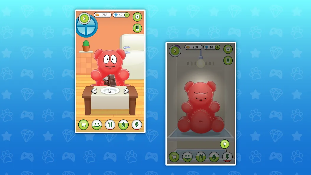 My Jelly Bear Pet  [МОД Много монет] Screenshot 2