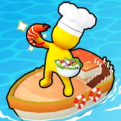 Скачать взломанную Sea Restaurant - Travel Tycoon (Си Ресторан)  [МОД Много денег] - стабильная версия apk на Андроид