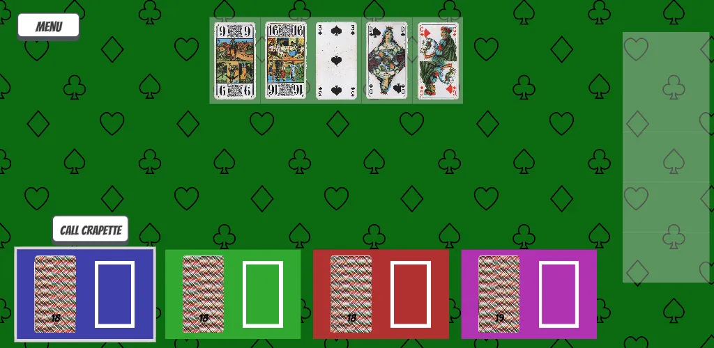 Crapette multiplayer solitaire (Крапет мультиплеер солитер)  [МОД Menu] Screenshot 1