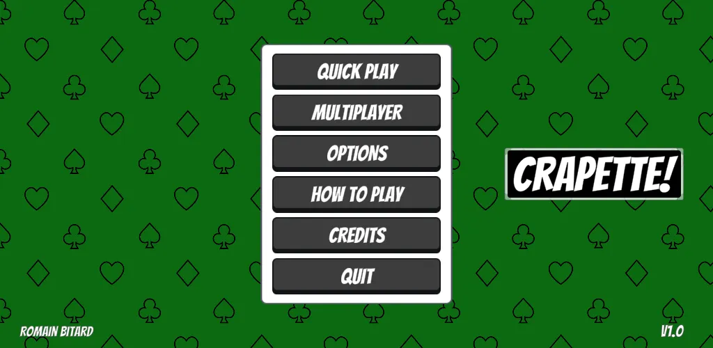 Crapette multiplayer solitaire (Крапет мультиплеер солитер)  [МОД Menu] Screenshot 3