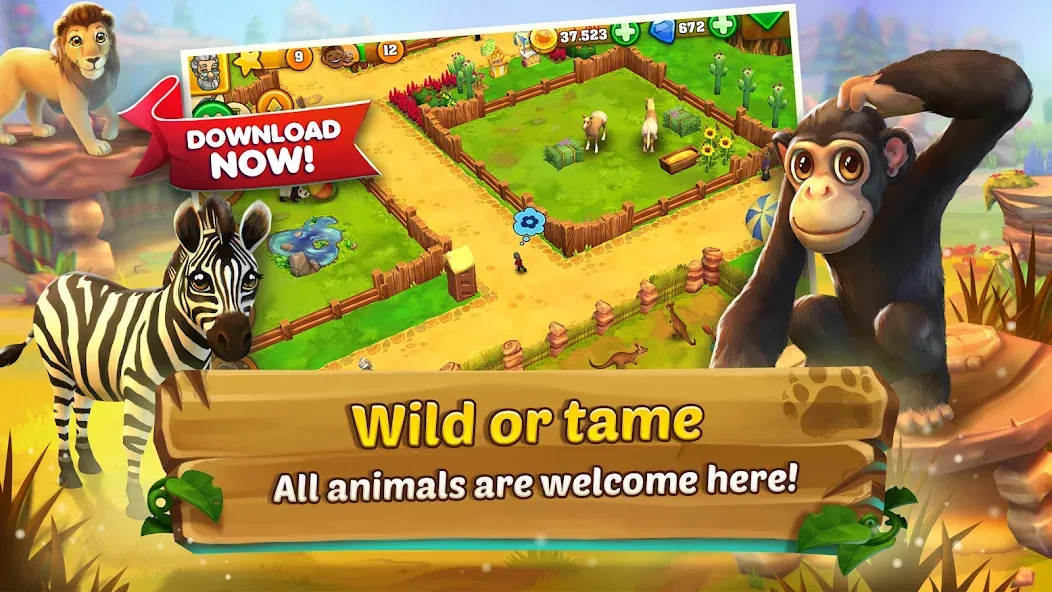 Zoo 2: Animal Park (Зу 2)  [МОД Бесконечные деньги] Screenshot 3