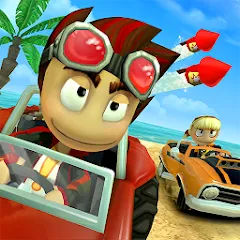 Взлом Beach Buggy Racing (Бич Багги Рейсинг)  [МОД Много денег] - стабильная версия apk на Андроид