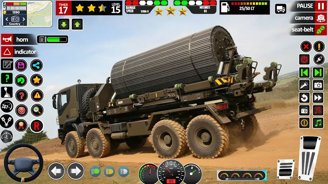 Army Truck Transport Game 2023  [МОД Бесконечные деньги] Screenshot 4