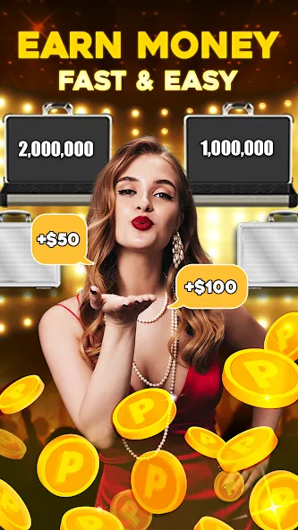 Deal Be Richest: Vegas Coin (Голден Дил Зе Миллион Прайз)  [МОД Mega Pack] Screenshot 1