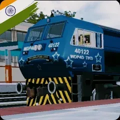 Взлом Indian Railway Simulator (Индийский железнодорожный симулятор)  [МОД Mega Pack] - полная версия apk на Андроид