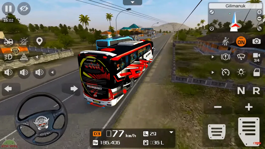 Coach Tourist Bus City Driving  [МОД Бесконечные деньги] Screenshot 1