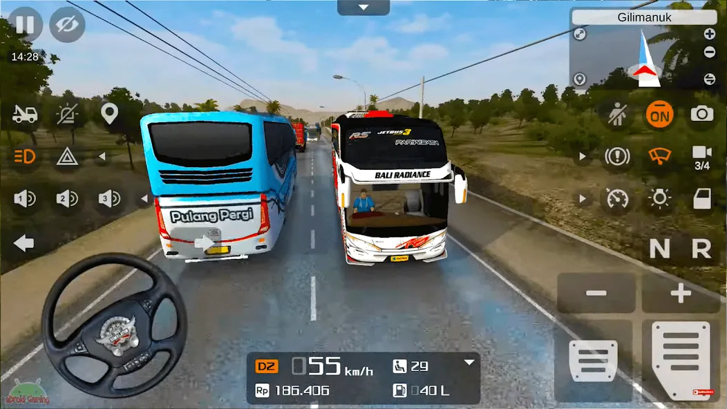 Coach Tourist Bus City Driving  [МОД Бесконечные деньги] Screenshot 5