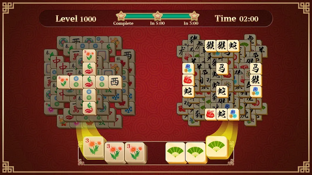 Mahjong Solitaire: 3 Tiles (Маджонг Классик)  [МОД Меню] Screenshot 3