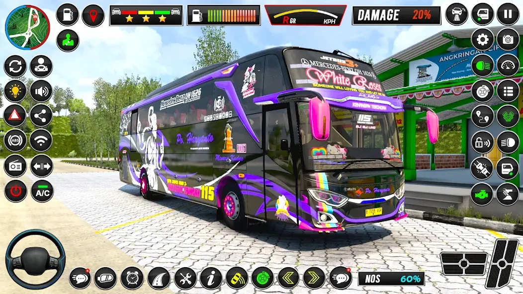 Euro Bus Simulator - Bus Games  [МОД Бесконечные деньги] Screenshot 1