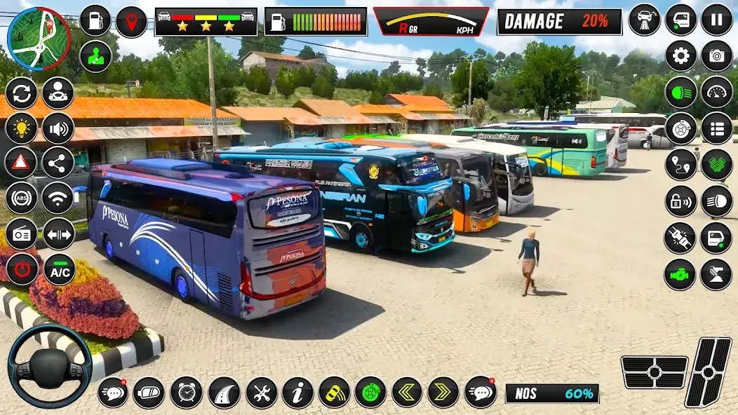 Euro Bus Simulator - Bus Games  [МОД Бесконечные деньги] Screenshot 3