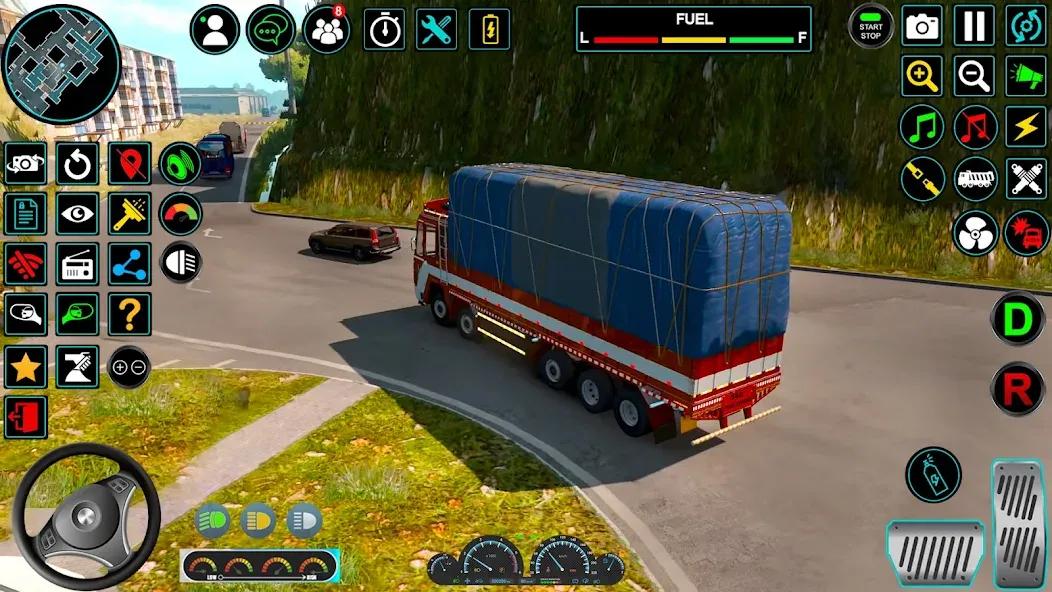 Indian Truck Offroad Cargo Sim (Индийский грузовик   )  [МОД Unlocked] Screenshot 2