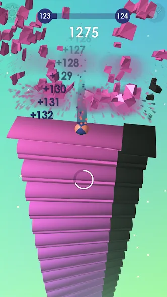 Ball: Blast colorful bricks 3d  [МОД Все открыто] Screenshot 4