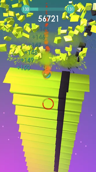 Ball: Blast colorful bricks 3d  [МОД Все открыто] Screenshot 5