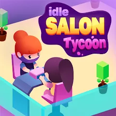 Скачать взломанную Idle Beauty Salon Tycoon (Айдл Бьюти Салон Тайкун)  [МОД Все открыто] - полная версия apk на Андроид