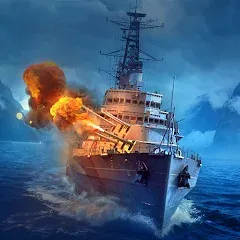 Взломанная World of Warships Legends PvP (Ворлд оф Варшипс Легендс)  [МОД Бесконечные монеты] - стабильная версия apk на Андроид