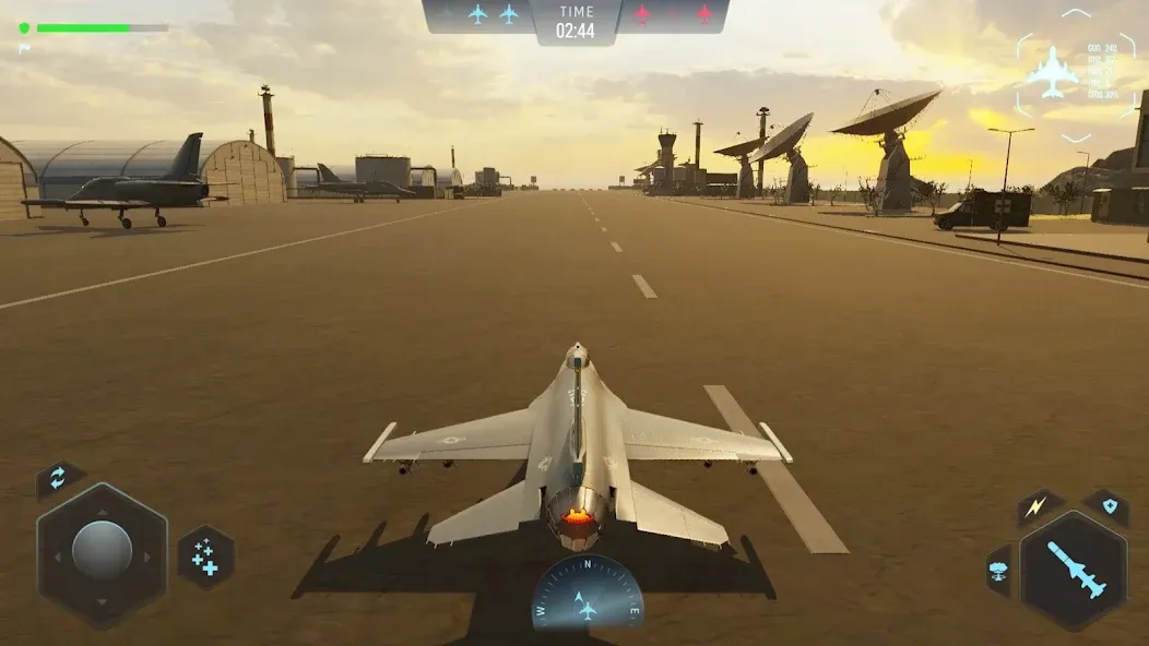 Sky Warriors: Airplane Games (Скай Ворриорс)  [МОД Меню] Screenshot 1