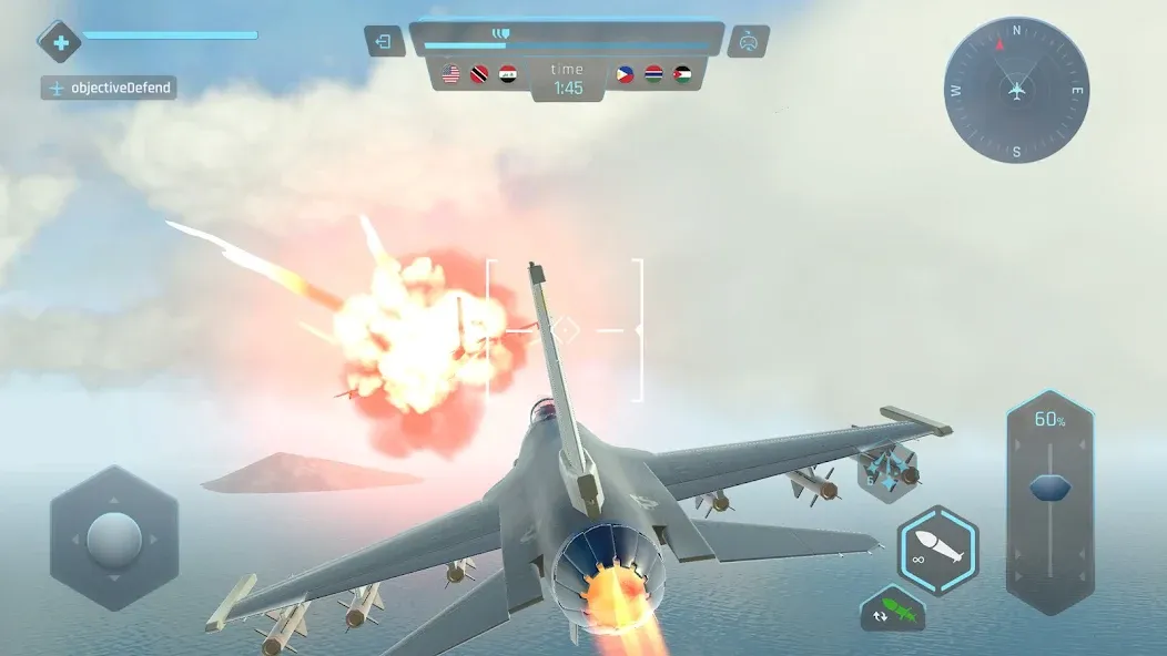 Sky Warriors: Airplane Games (Скай Ворриорс)  [МОД Меню] Screenshot 5