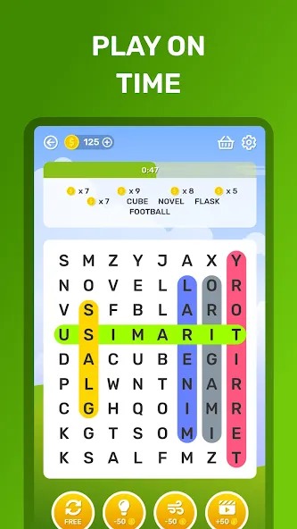 Word Search Puzzle Game  [МОД Unlimited Money] Screenshot 3