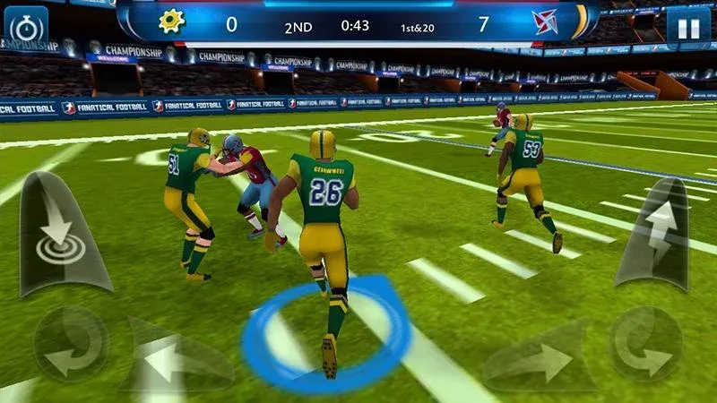 Fanatical Football (Фанатический футбол)  [МОД Меню] Screenshot 1