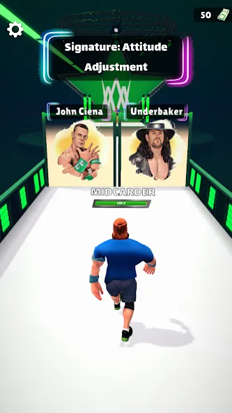 Wrestling Trivia Run (Рестлинг Тривия Ран)  [МОД Бесконечные монеты] Screenshot 4