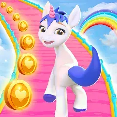 Скачать взломанную Unicorn Kingdom: Running Games (Юникорн Кингдом)  [МОД Unlocked] - последняя версия apk на Андроид