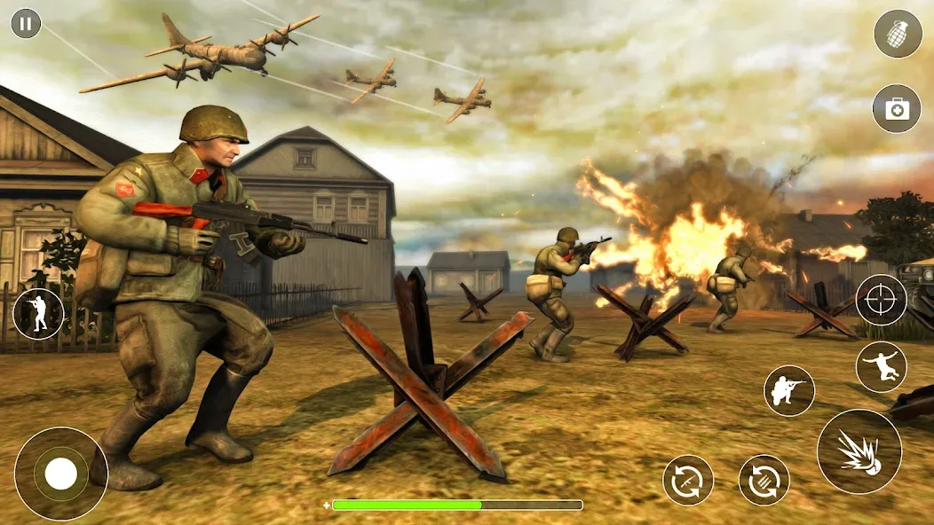 WW2 Survival Shooter :Gun fire (Вторая Мировая Война  )  [МОД Mega Pack] Screenshot 5