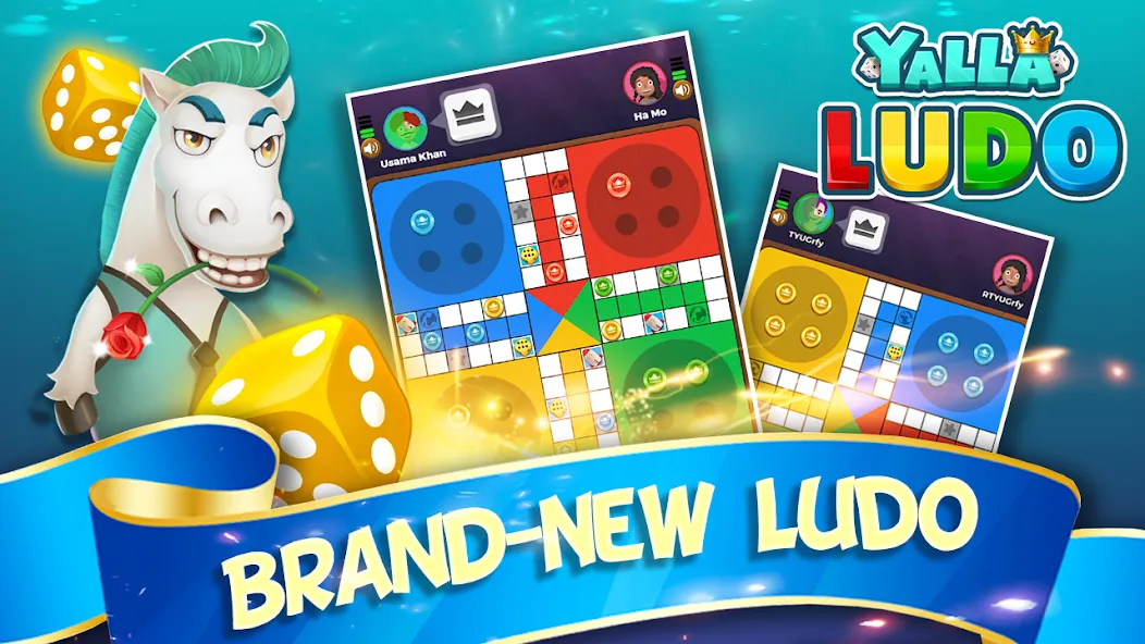 Yalla Ludo - Ludo&Domino (Ялла Лудо)  [МОД Unlocked] Screenshot 1