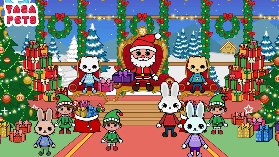 Yasa Pets Christmas (Яса Петс Кристмас)  [МОД Все открыто] Screenshot 1