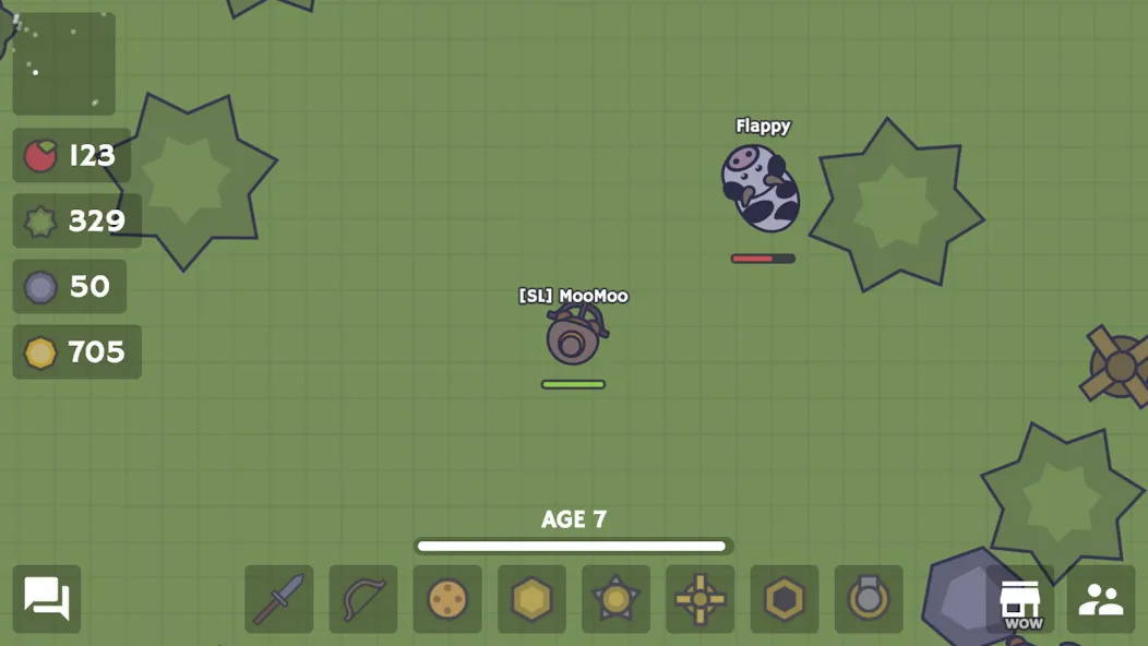 MooMoo.io (Official)  [МОД Mega Pack] Screenshot 3