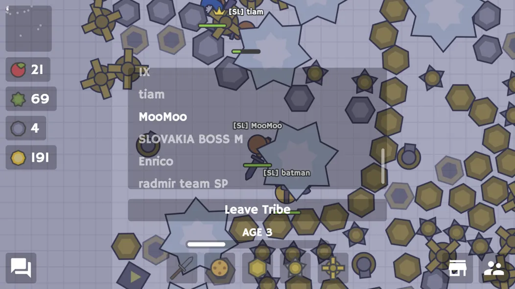 MooMoo.io (Official)  [МОД Mega Pack] Screenshot 5