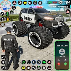 Скачать взломанную Police Monster Truck Car Games  [МОД Много монет] - стабильная версия apk на Андроид