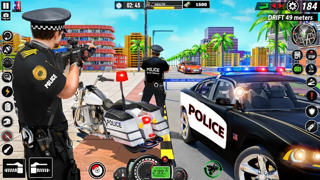 Police Moto Bike Chase Crime (Полицейская мотоциклетная погоня за преступником)  [МОД Mega Pack] Screenshot 1