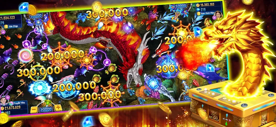 Dragon King:fish table games (Драгон Кинг)  [МОД Много монет] Screenshot 4