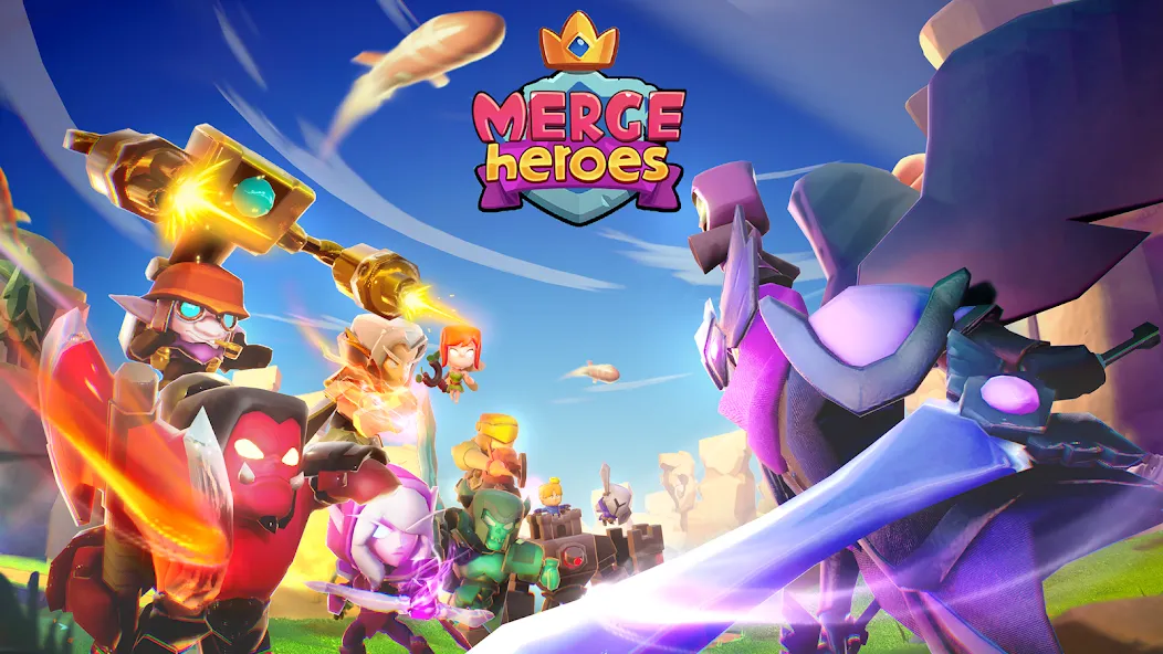 Merge Heroes: Tower Defense (Мердж Хероес)  [МОД Unlimited Money] Screenshot 1