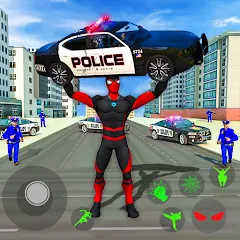 Взломанная Spider Miami Rope Hero Ninja  [МОД Unlimited Money] - последняя версия apk на Андроид