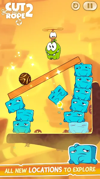 Cut the Rope 2 (Кат зе Роуп 2)  [МОД Бесконечные монеты] Screenshot 5