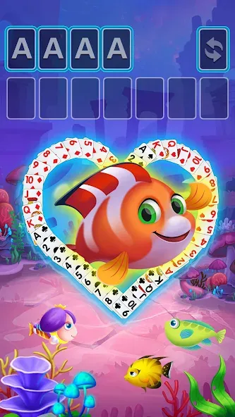 Solitaire Fish Klondike Card (Солитер Карточная игра Клондайк Фиш)  [МОД Все открыто] Screenshot 4